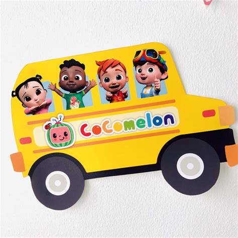 Cocomelon Bus Printable